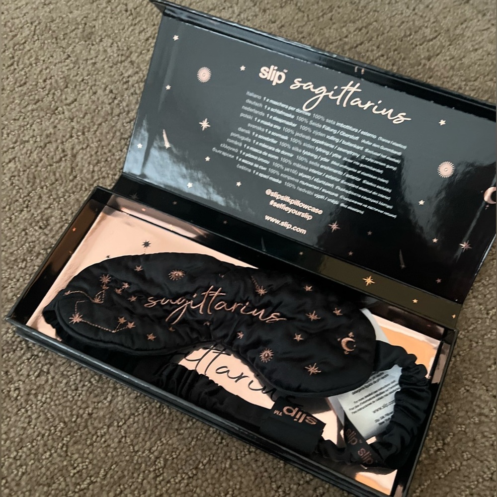 Slip Eye Mask Sagittarius limited edition NWOT, never used. Perfect gift. New.